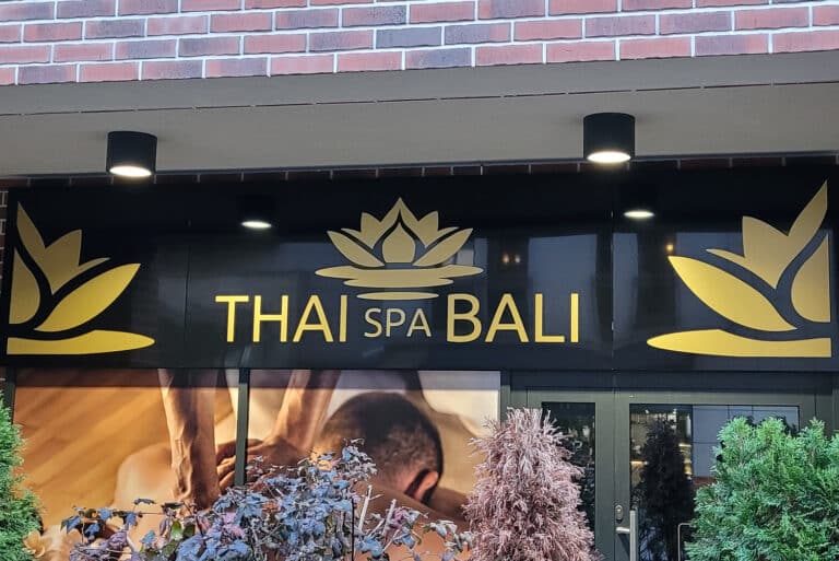 kaseton dibond jednostronny Thai spa Bali